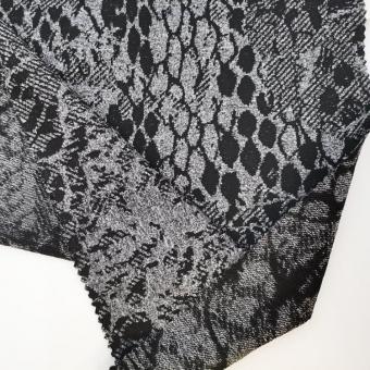 Fake Animal Jacquard Polyester Spandex Fabric